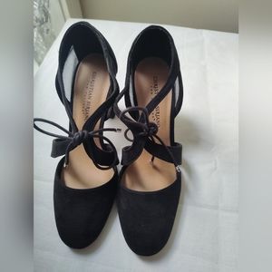 Christian Siriano Black Shoes with Lace